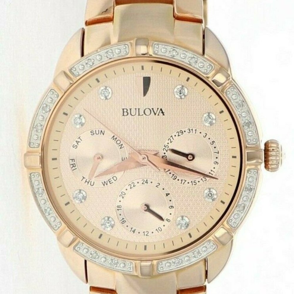 Sale! Bulova Womens Rose Gold Watch 36mm Watch